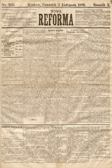 Nowa Reforma. 1891, nr 253