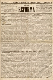 Nowa Reforma. 1891, nr 271