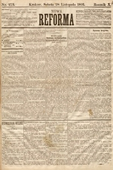 Nowa Reforma. 1891, nr 273