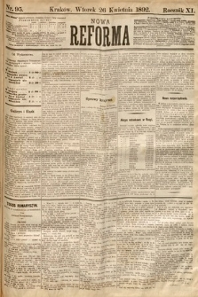 Nowa Reforma. 1892, nr 95