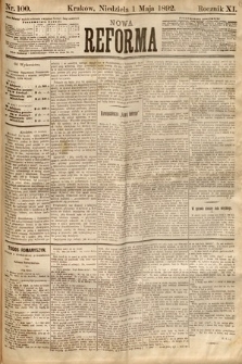 Nowa Reforma. 1892, nr 100