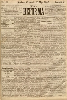 Nowa Reforma. 1892, nr 121