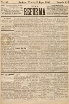 Nowa Reforma. 1892, nr 157
