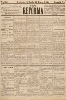 Nowa Reforma. 1892, nr 168