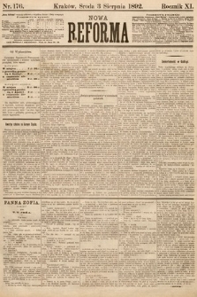 Nowa Reforma. 1892, nr 176