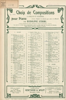 Le soir : Op. 4