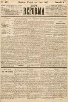Nowa Reforma. 1893, nr 170