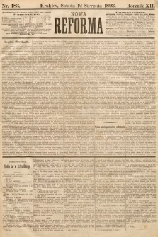 Nowa Reforma. 1893, nr 183