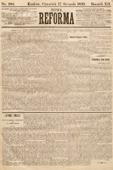 Nowa Reforma. 1893, nr 186