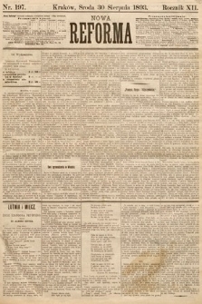Nowa Reforma. 1893, nr 197