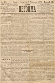 Nowa Reforma. 1893, nr 215
