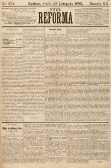 Nowa Reforma. 1893, nr 273