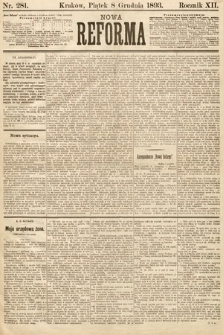 Nowa Reforma. 1893, nr 281