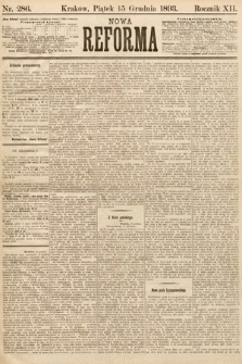 Nowa Reforma. 1893, nr 286