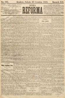 Nowa Reforma. 1893, nr 287