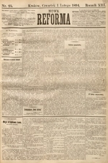 Nowa Reforma. 1894, nr 25