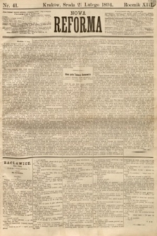 Nowa Reforma. 1894, nr 41