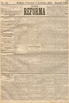 Nowa Reforma. 1894, nr 76