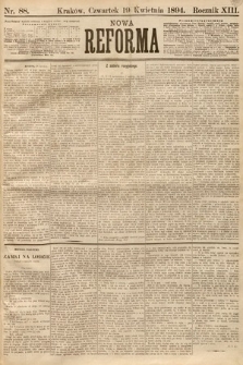 Nowa Reforma. 1894, nr 88