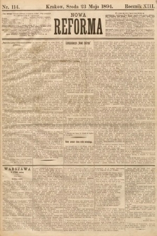 Nowa Reforma. 1894, nr 114