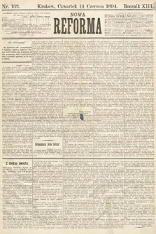 Nowa Reforma. 1894, nr 132