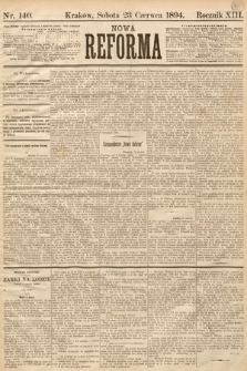 Nowa Reforma. 1894, nr 140