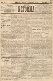 Nowa Reforma. 1894, nr 172