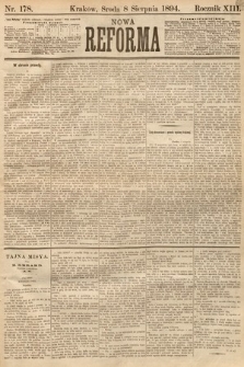 Nowa Reforma. 1894, nr 178