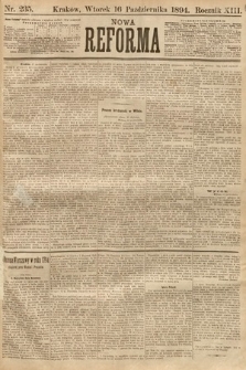 Nowa Reforma. 1894, nr 235