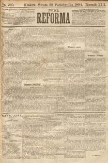 Nowa Reforma. 1894, nr 239
