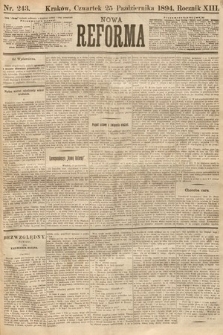 Nowa Reforma. 1894, nr 243