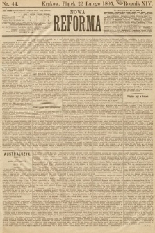 Nowa Reforma. 1895, nr 44