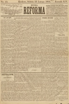 Nowa Reforma. 1895, nr 45