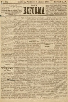 Nowa Reforma. 1895, nr 52