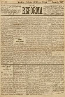Nowa Reforma. 1895, nr 63
