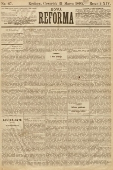 Nowa Reforma. 1895, nr 67