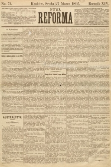 Nowa Reforma. 1895, nr 71
