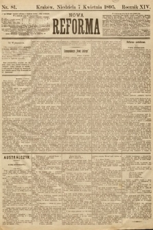 Nowa Reforma. 1895, nr 81