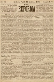 Nowa Reforma. 1895, nr 85