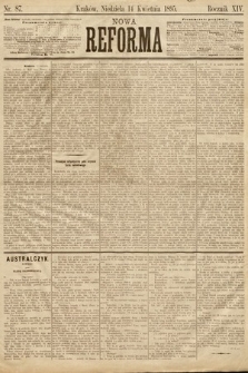 Nowa Reforma. 1895, nr 87