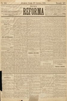 Nowa Reforma. 1895, nr 144