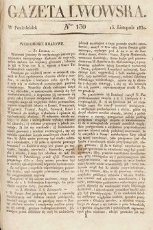 Gazeta Lwowska. 1830, nr 130