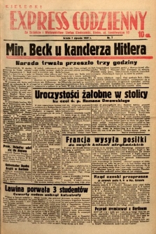 Kielecki Express Codzienny. 1939, nr 7