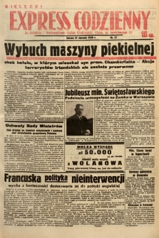 Kielecki Express Codzienny. 1939, nr 21