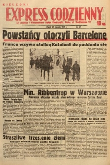 Kielecki Express Codzienny. 1939, nr 27