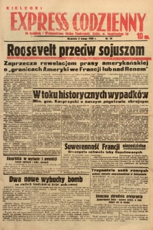Kielecki Express Codzienny. 1939, nr 36