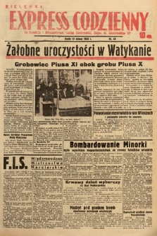 Kielecki Express Codzienny. 1939, nr 46