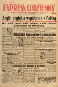 Kielecki Express Codzienny. 1939, nr 54