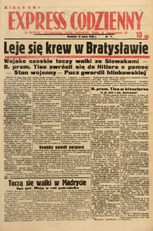 Kielecki Express Codzienny. 1939, nr 71