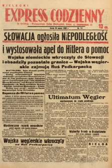 Kielecki Express Codzienny. 1939, nr 74